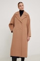 Vlnený kabát Answear.LAB WA23.KPD016 hnedá WA23