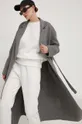 sivá Vlnený kabát Answear Lab