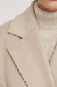 Answear Lab płaszcz wełniany X kolekcja limitowana NO SHAME