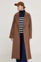 Answear Lab cappotto in lana marrone