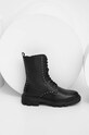 Answear Lab bocanci de piele cu snur negru L.2112069.db