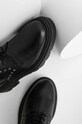 Answear Lab bocanci de piele negru L.2112069.db