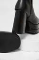 Kožené členkové topánky Answear Lab X limitovaná kolekcia NO SHAME čierna