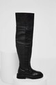 Кожени ботуши Answear Lab x limited collection NO SHAME AL227.133.5044.AT черен WA23
