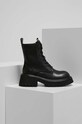 Answear Lab workery skórzane X kolekcja limitowana NO SHAME nieocieplane czarny E2279.656.1.AT