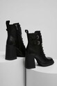 Παπούτσια Δερμάτινες μπότες Answear.LAB 2365.0501.1R.AT μαύρο