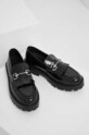 Answear Lab mocasini imitatie de piele lacuita negru VTS22067..DB