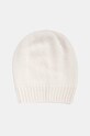 Answear.LAB czapka merino z domieszką kaszmiru melanż beżowy WA24.CAD001