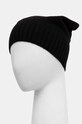 Answear.LAB czapka merino z domieszką kaszmiru WA24.CAD001 czarny WA24