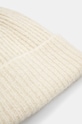 Akcesoria Answear.LAB czapka z wełny merino WA24.CAD002 beżowy