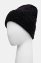 Answear Lab czapka z wełny merino WA24.CAD002 czarny WA24