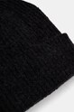 Akcesoria Answear Lab czapka z wełny merino WA24.CAD002 czarny