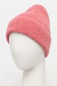 Аксесуари Вовняна шапка Answear.LAB WA24.CAD006 рожевий