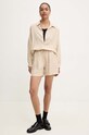 Answear Lab koszula i szorty NL245876.ums beżowy WZ24