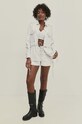 Одяг Шкіряна сорочка Answear.LAB WA24.KDD001 білий