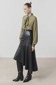 Сорочка Answear.LAB WA24.KDD006 зелений WA24