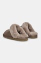 Încălțăminte Answear Lab papuci din piele intoarsa AW24.5.cd maro