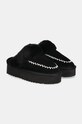 Замшеві тапочки Answear.LAB чорний AW24.11.cd