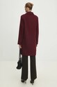 Îmbrăcăminte Answear Lab palton de lana WA24.KPD003 burgundia