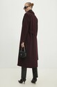 Îmbrăcăminte Answear Lab palton de lana WA24.KPD004 burgundia