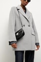 Answear Lab gyapjúkabát szürke WA24.KPD019