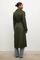 Answear.LAB płaszcz wełniany zielony WA24.KPD021
