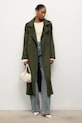 Answear.LAB płaszcz wełniany WA24.KPD021 zielony