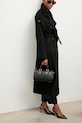 Answear Lab palton de lana negru WA24.KPD021