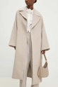 Answear Lab cappotto in lana WA23..KPD008 beige WA24