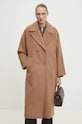 Vlnený kabát Answear.LAB WA23..KPD016 hnedá