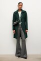 Answear Lab płaszcz wełniany WA23.KPD028.. zielony WA25