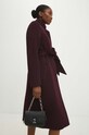 Answear Lab palton de lana burgundia WA23.KPD004..