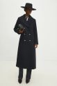 Answear Lab cappotto in lana blu navy WA24.KPD048