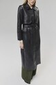 Answear Lab palton de piele WA24.KPD101 negru