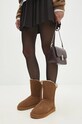 Answear Lab cizme de zapada din piele intoarsa izolat maro AW24.10.cd