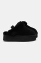 Answear Lab papuci din piele intoarsa AW24.13.cd negru WA24