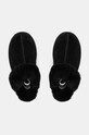 Answear Lab papuci din piele intoarsa negru AW24.13.cd