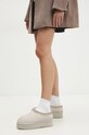 Замшеві чоботи Answear.LAB замша бежевий AW24.15.cd