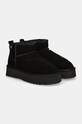 Answear Lab cizme de zapada din piele intoarsa negru AW24.22.cd