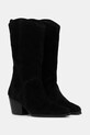 Answear Lab cizme de cowboy din piele intoarsa 41839.IJS negru WA24