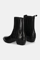 Answear.LAB sztyblety skórzane czarny SS19001.1HWK
