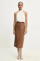 Suknja Answear.LAB WA24.SDD003 smeđa WA24