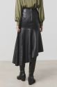 Îmbrăcăminte Answear Lab fustă de piele WA24.SDD004 negru