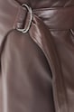 Kožená sukňa Answear.LAB WA24.SDD0O5 hnedá