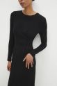 Answear Lab rochie negru WA24.SUD008