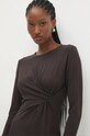 Сукня Answear.LAB коричневий WA24.SUD016