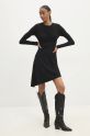 Answear Lab rochie WA24.SUD016 negru WA24