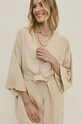 Льняна сукня Answear.LAB WA24.SUD019 бежевий WA24