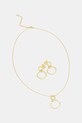 Answear.LAB naszyjnik i kolczyki ze srebra pokrytego złotem pozłacane złoty PSET209.1C.3C.hak