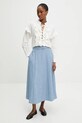 Answear.LAB bluza din bumbac WA25.BDD034 alb WA25